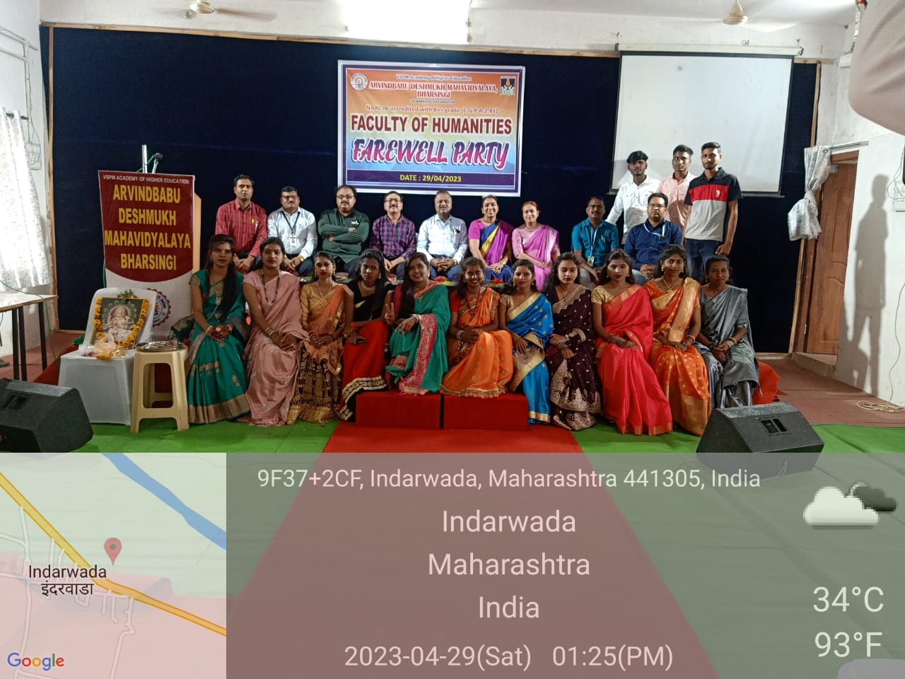 <p>A farewell programme was organised by B. A part I &amp; B.A. Part II students&nbsp; for B. A Part III on date 28 April 2023.</p>

