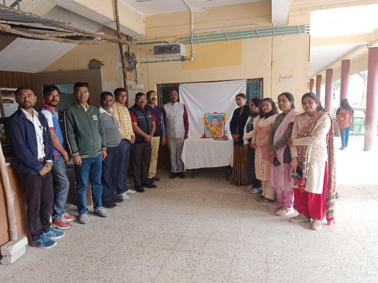 <p>Staff member and student celebrated Birth Anniversary of Savitribai File on 3rd January 2023.</p>
