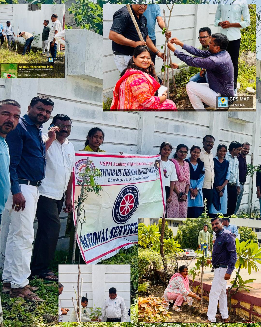 <p>Activity Name: Tree Plantation</p>

<p>Organized By: NSS Cell, ADM, Bharsingi</p>

<p>Date: 05 August 2025</p>

<p>Chief Guest: Dr Manoj Varma</p>

<p>Participants: BA/B Com/B Sc (UG) students and all faculties&nbsp;</p>

<p>Program Officer: Dr Pitambar Gayakwad, Assistant PO: Dr Vijay Rahangdale and Mr. Pravin Wasu</p>

<p>&nbsp;</p>

