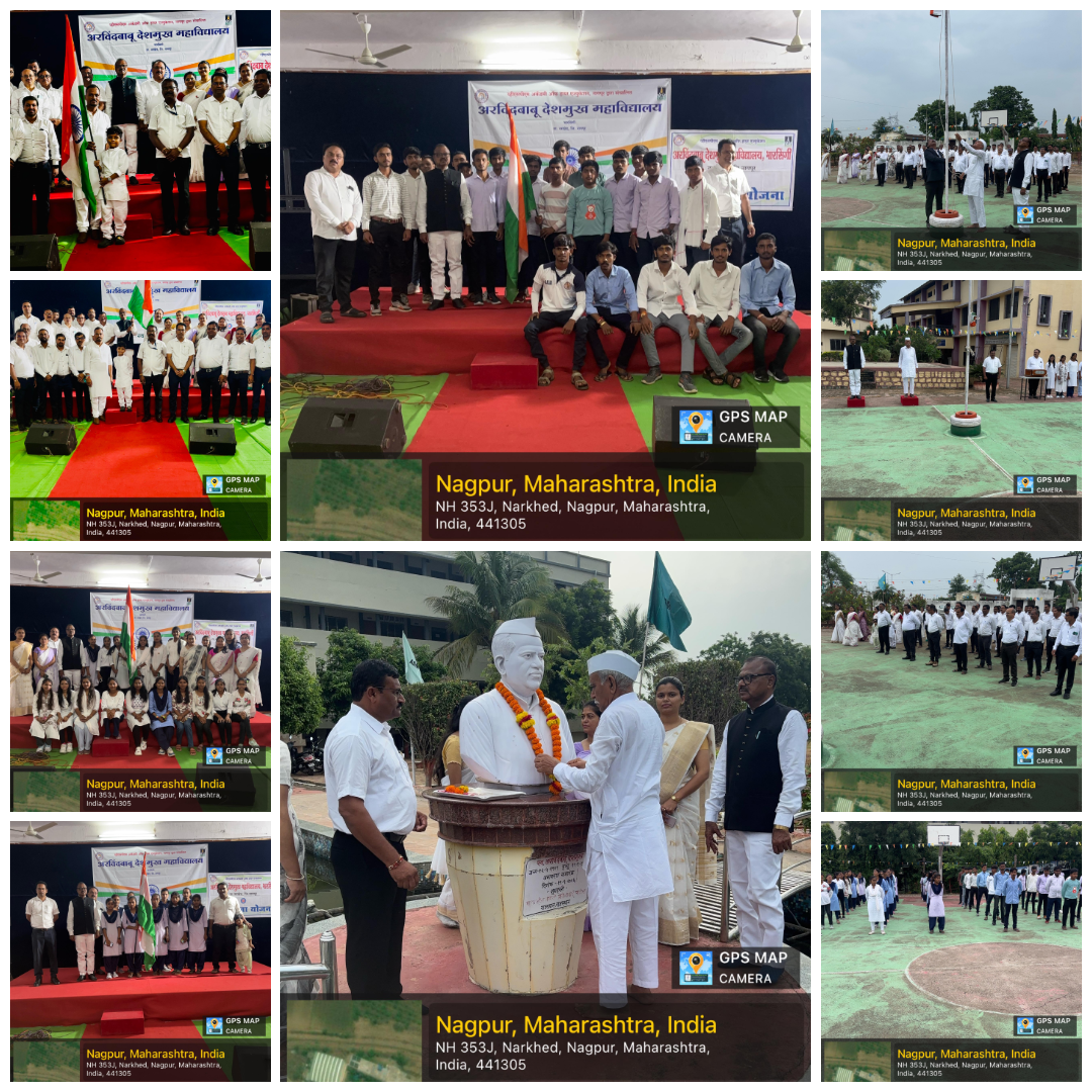 <p>President: &amp; Flag Hosted By:&nbsp;Shri Dinkar Raut</p>

<p>All students, all staffs and Principal of college were present.&nbsp;</p>

<p>Date: 15th August 2025</p>
